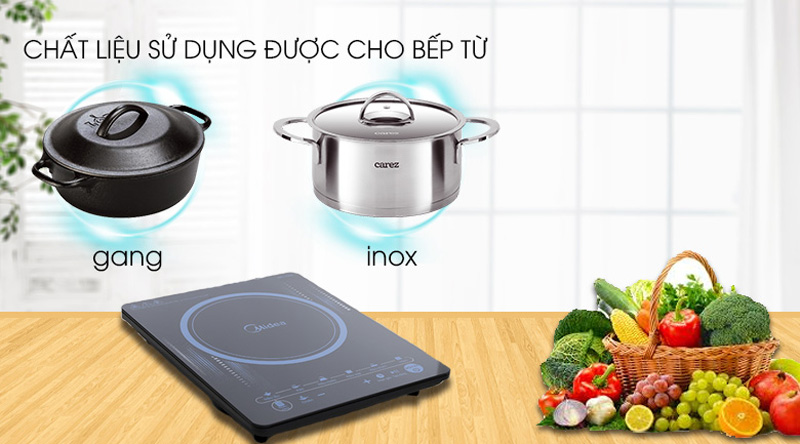 Bếp từ đơn Midea MI-T2117DC