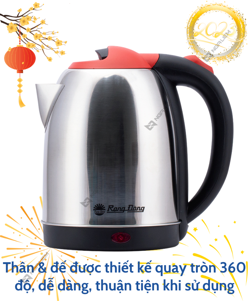 Ấm điện siêu tốc 1,8 lít Rạng Đông (AST18ST2)