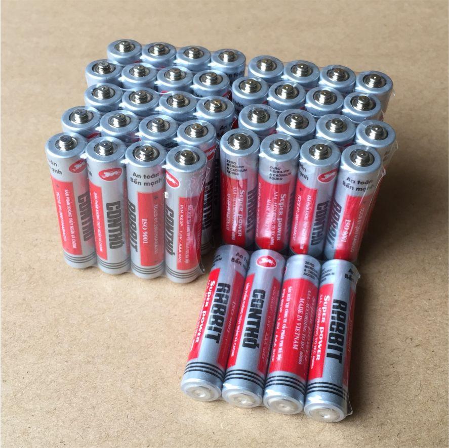 8 viên Pin Con thỏ AAA (8 viên pin đũa)