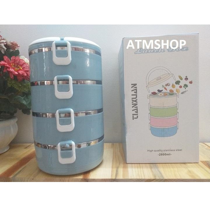 CÀ MÊN 4 NGĂN GIỮ NHIỆT