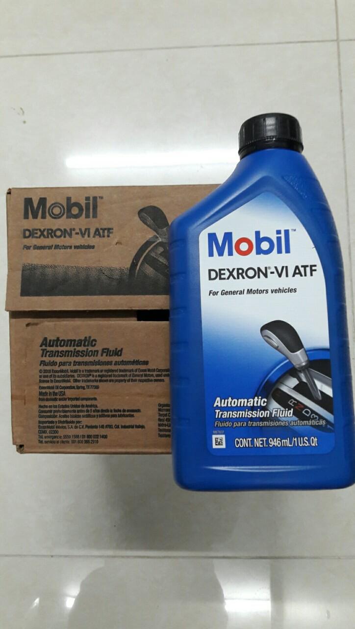 [HCM]Dầu nhớt Mobil Dexron VI ATF 946ml  6 bình