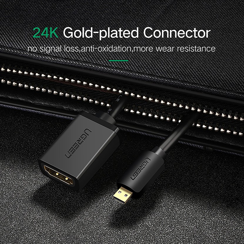Cáp chuyển đổi Micro HDMI sang HDMI Ugreen 20134 chính hãng - Hapustore