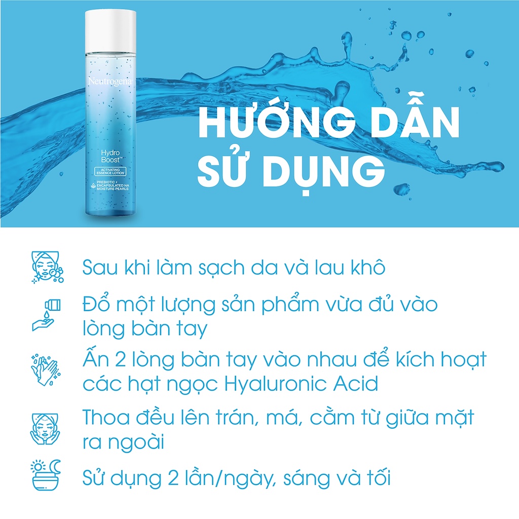 Tinh chất dưỡng ẩm Neutrogena Hydro Boost Activating Essence Lotion 150ml