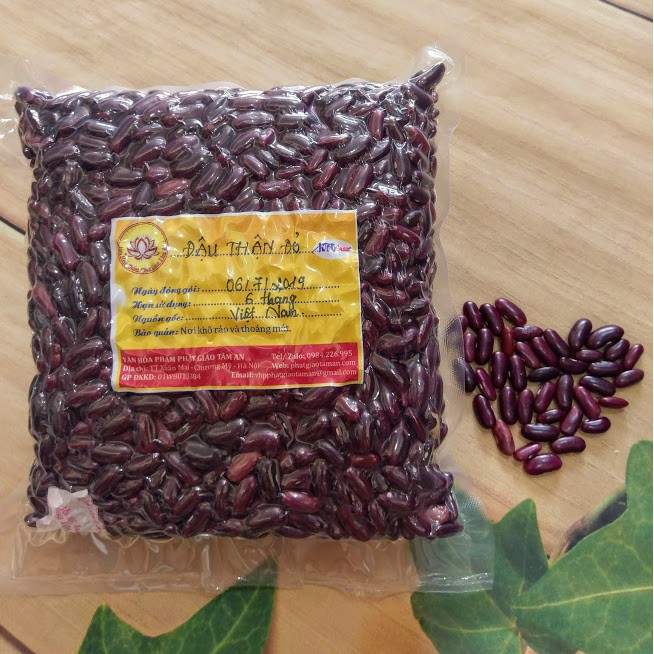 Đậu Thận đỏ túi 1kg hạt mẩy tròn