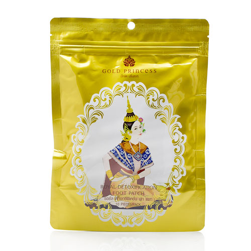Bộ 10 Miếng dán thải độc bàn chân Gold Princess Thái Lan (túi 10 miếng)