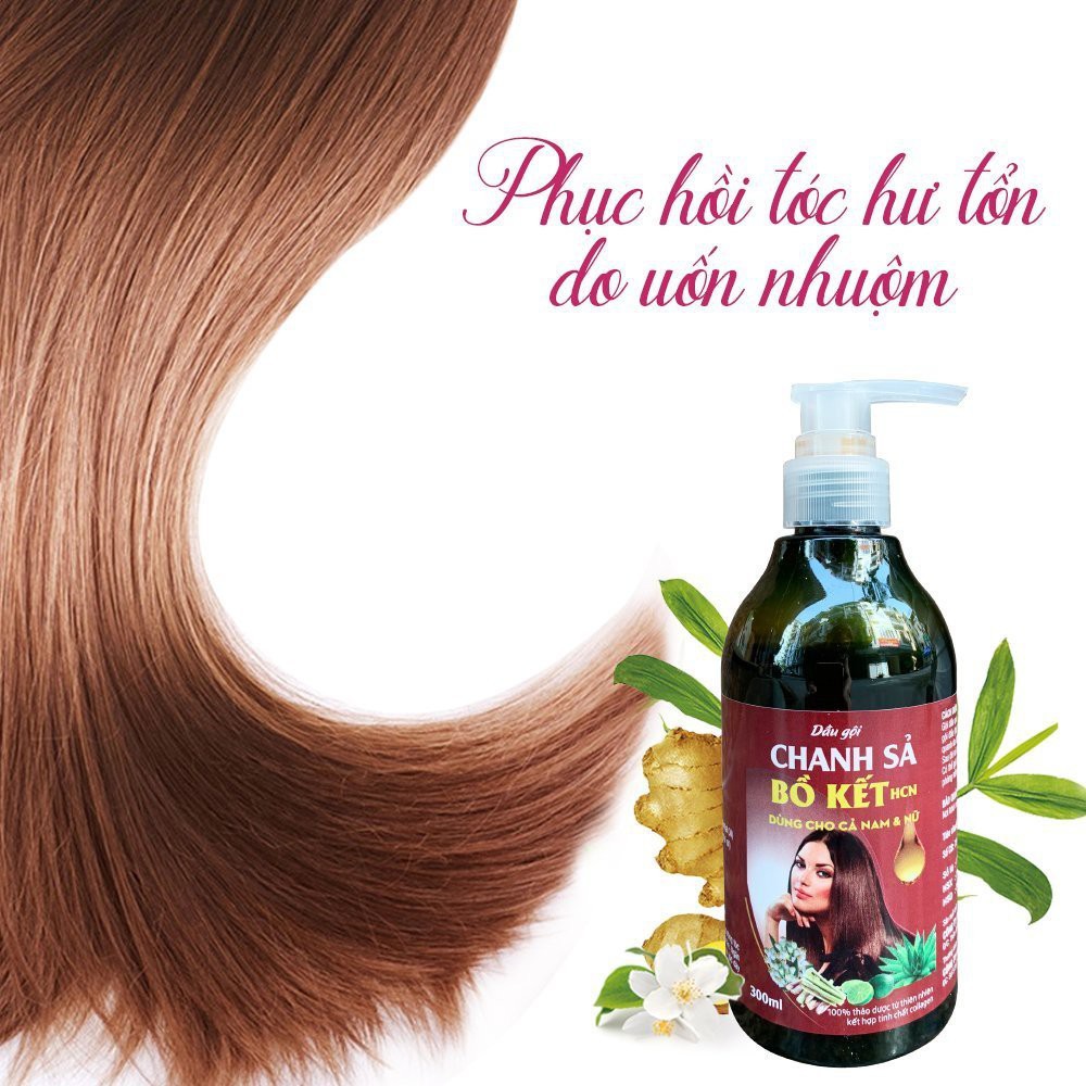 Dầu Gội Thảo Dược Bồ Kết Sả Chanh