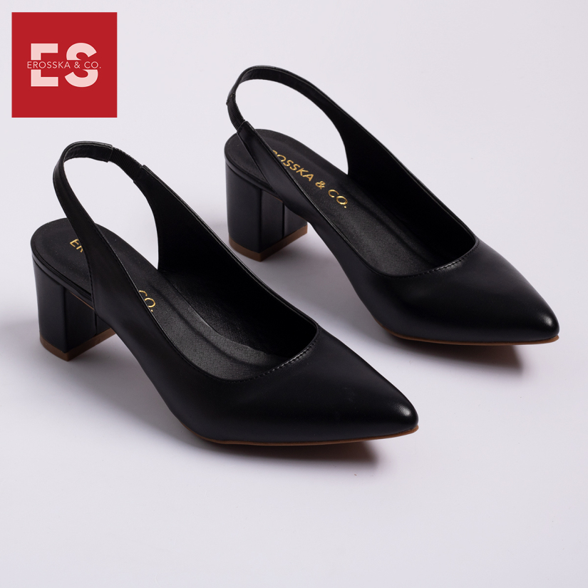 Giày cao gót nữ slingback Erosska thời trang nữ kiểu dáng basic EH015 (BA) giá rẻ