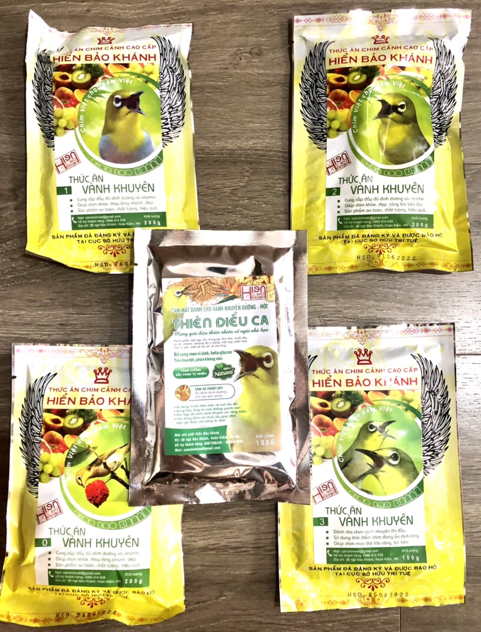 CÁM CHIM VÀNH KHUYÊN SỐ 0