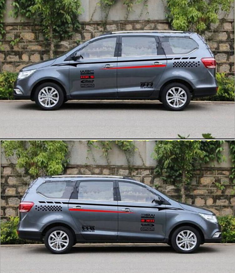 Tem dán sườn ô tô dòng xe SUV D-530