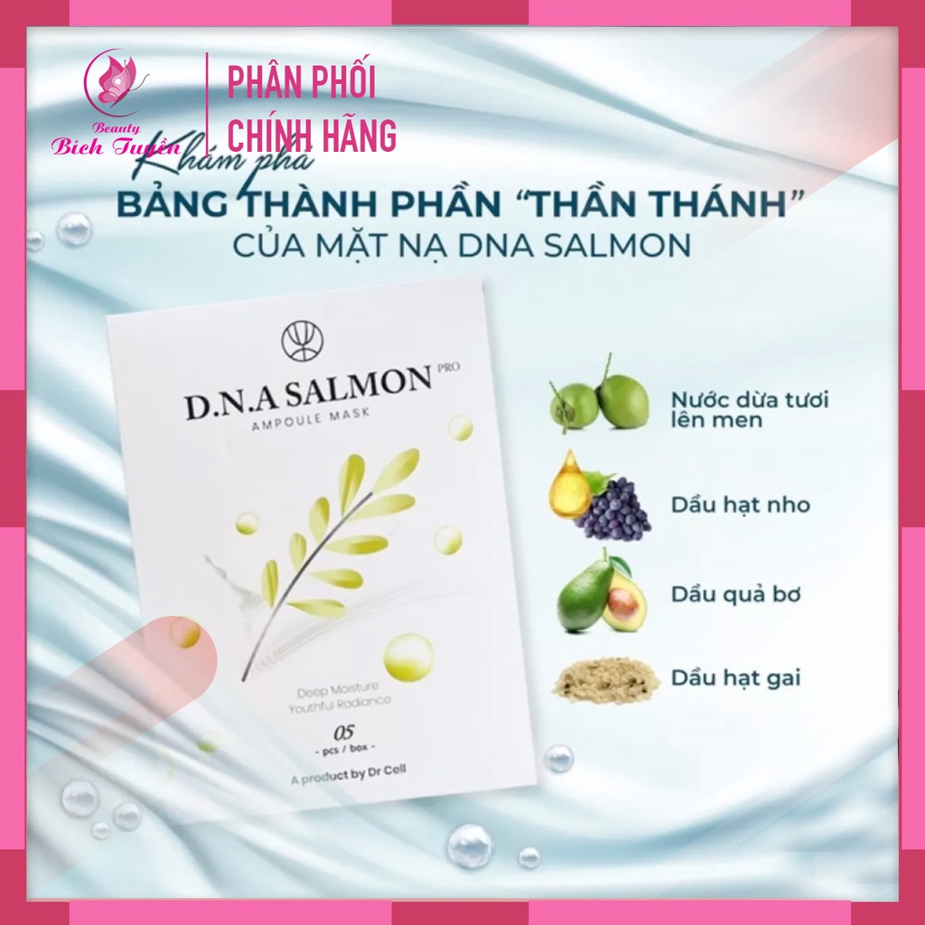 Mặt Nạ Dưỡng Da Cá Hồi DNA phiên bản mới