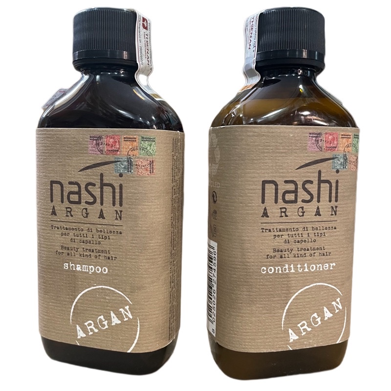 Dầu gội xả phục hồi tóc Nashi Argan 200mlx2