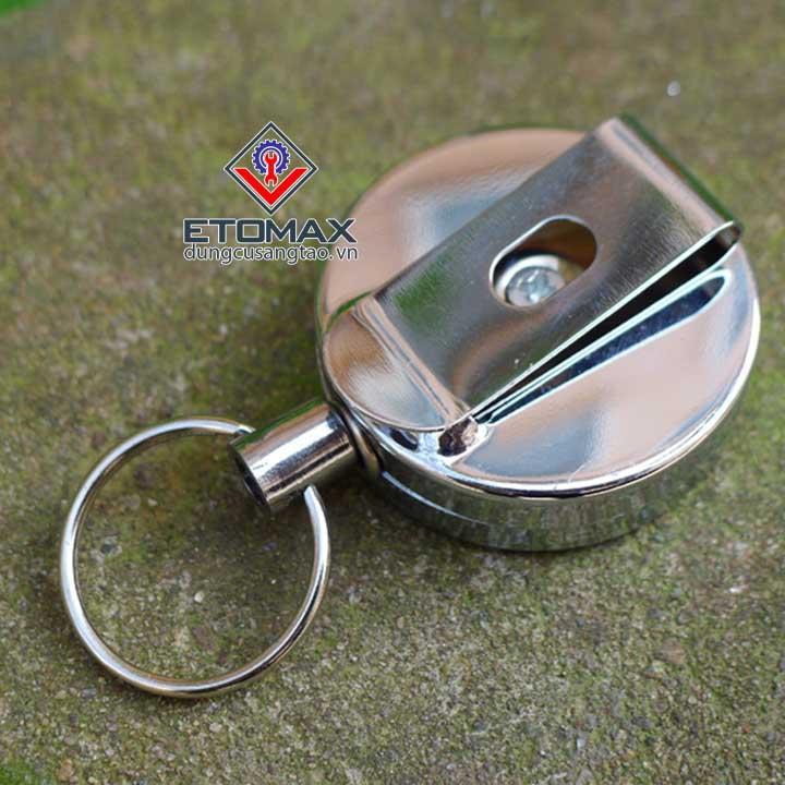 Combo 2 móc khóa dây rút kim loại