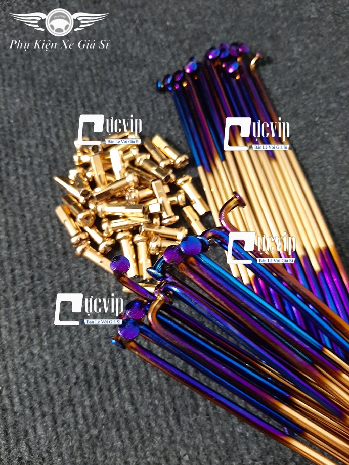 Bộ Căm 2 Màu 1.49 (1 Bánh Đùm) Sirius, Raider, Satria MS3006
