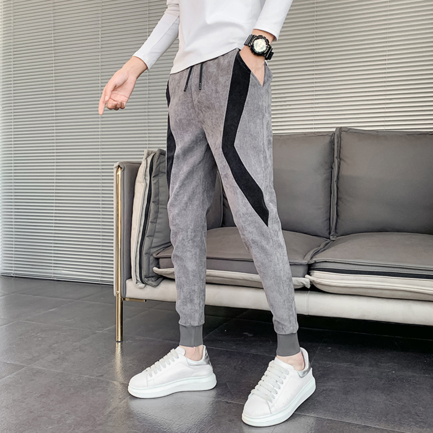 Quần Jogger Bo Ống Phối Sọc Chéo Ở Sườn Nổi Bật Cá Tính Thời Trang Hot Trend FORHIMCS2 JOGGER NAM 9000071C2