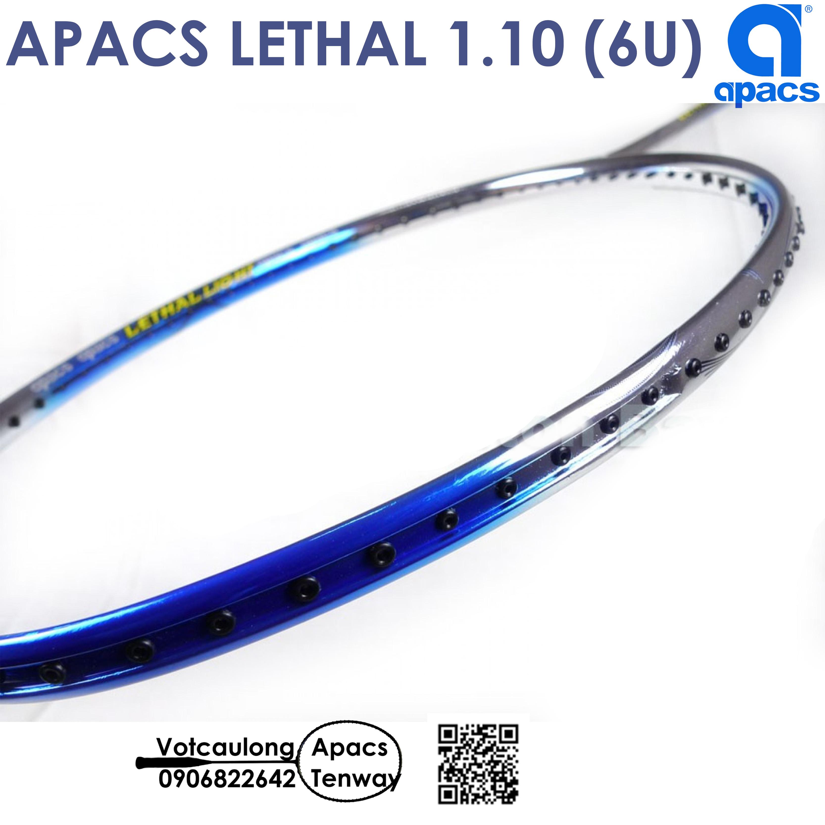 [Chính hãng BH] Vợt cầu lông Apacs Lethal Light 1.10 (6U)  | Siêu nhẹ như không