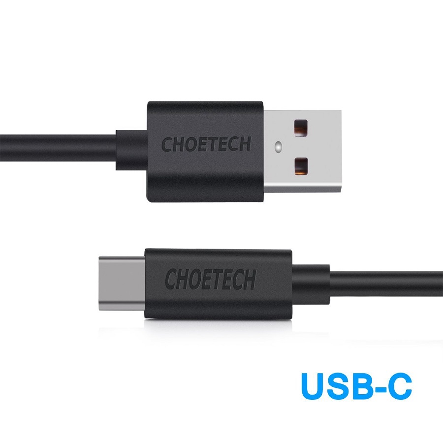 [AZMall VN] CHOETECH Cáp Sạc USB Type C 0.5m Sạc Nhanh QC 3.0