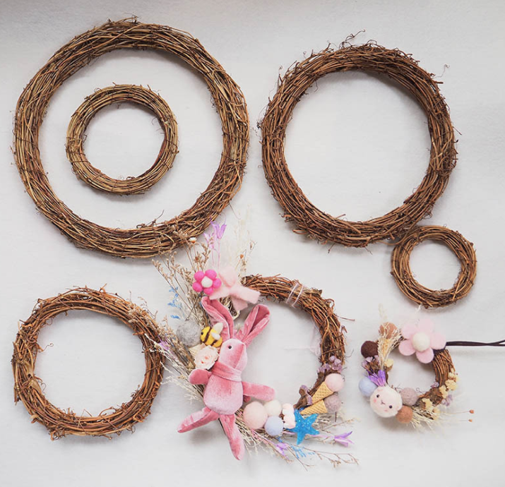 VÒNG CỎ BỆN TRANG TRÍ HANDMADE LÀM VÒNG HOA