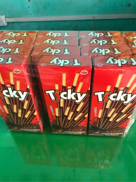 Combo 5 bánh que TICKY kem socola 20g