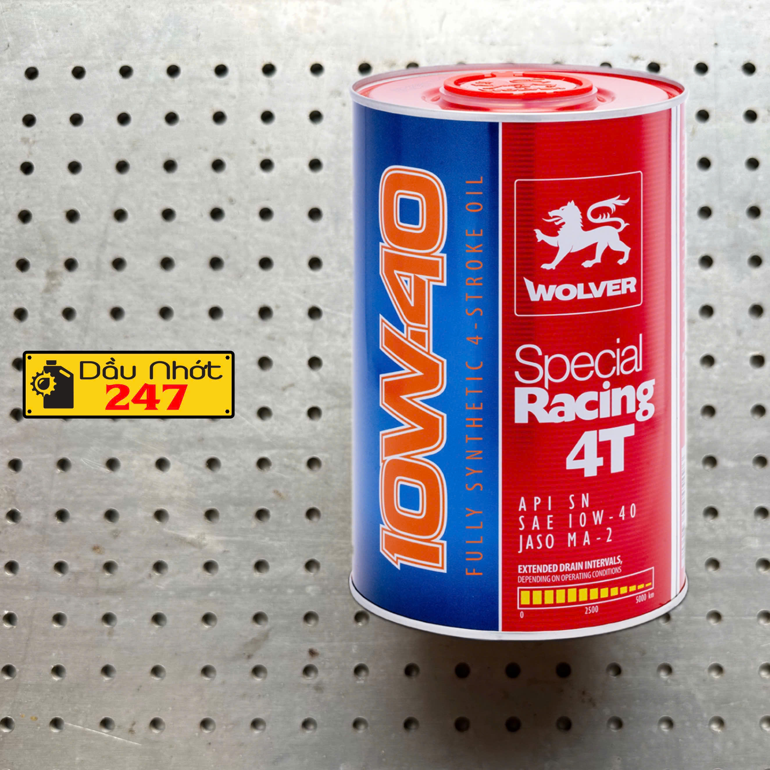 Dầu nhớt Wolver Special Racing 10W40 1L
