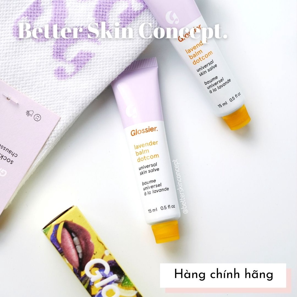 [MẪU MỚI] Dưỡng môi GLOSSIER Balm Dotcom - có sẵn full bộ màu 15ml