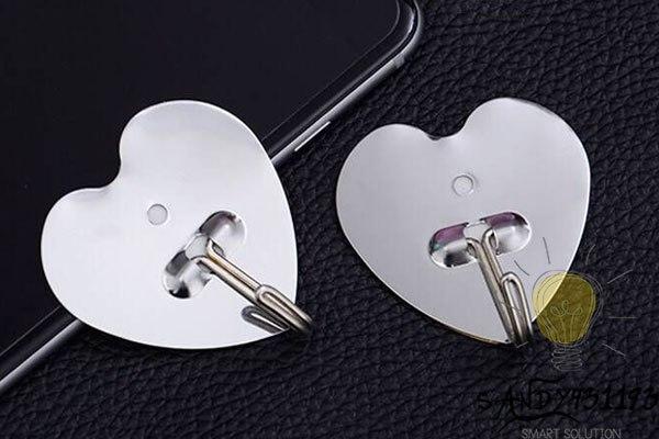 Móc Dán Tường Inox ( Bộ 10 móc dán )