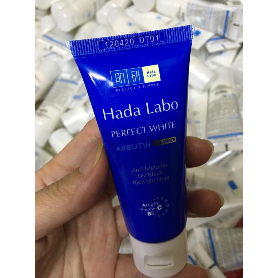 [HCM]Sữa rửa mặt dưỡng trắng da Hada Labo 20g