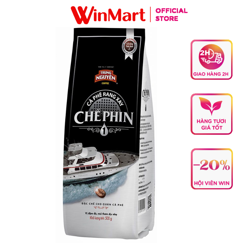 - cà phê chế phin 1 trung nguyên gói 500g