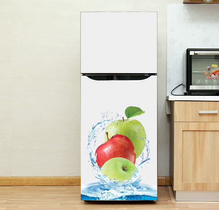 Decal dán trang trí tủ lạnh