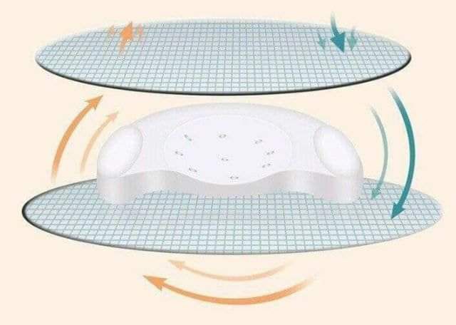 Gối cao su non chống méo đầu cho bé