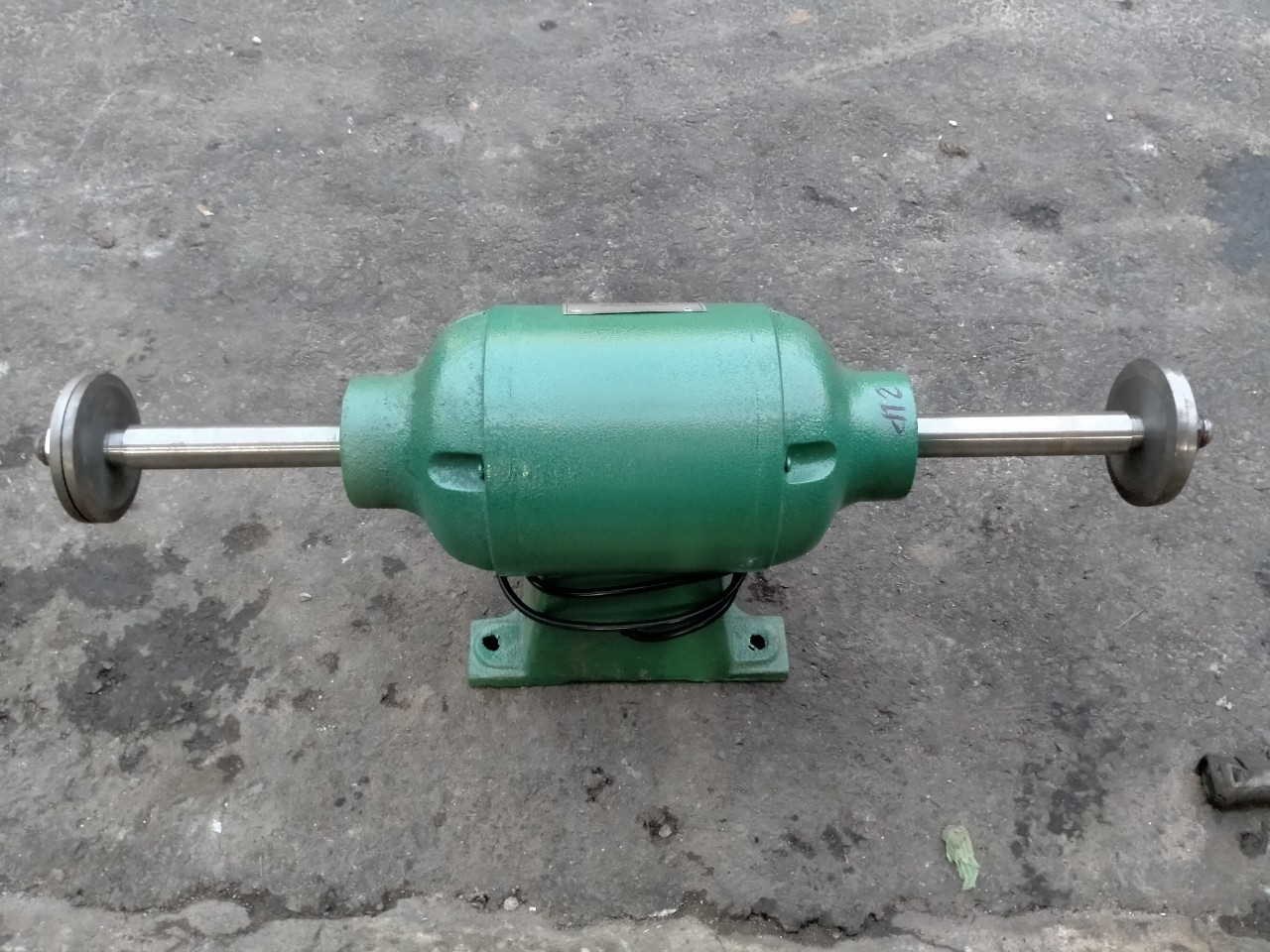 Máy mài 2 đầu 2Hp cốt dài motor dây đồng