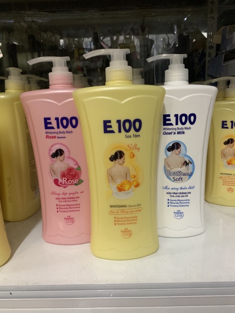 Siêu Rẻ SỮA TẮM E100 SILKY 1,2ML và 800ML