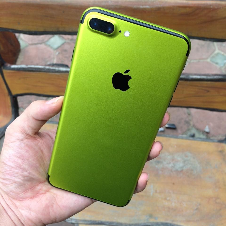 Dán Skin cho iPhone 8 Plus màu xanh chuối