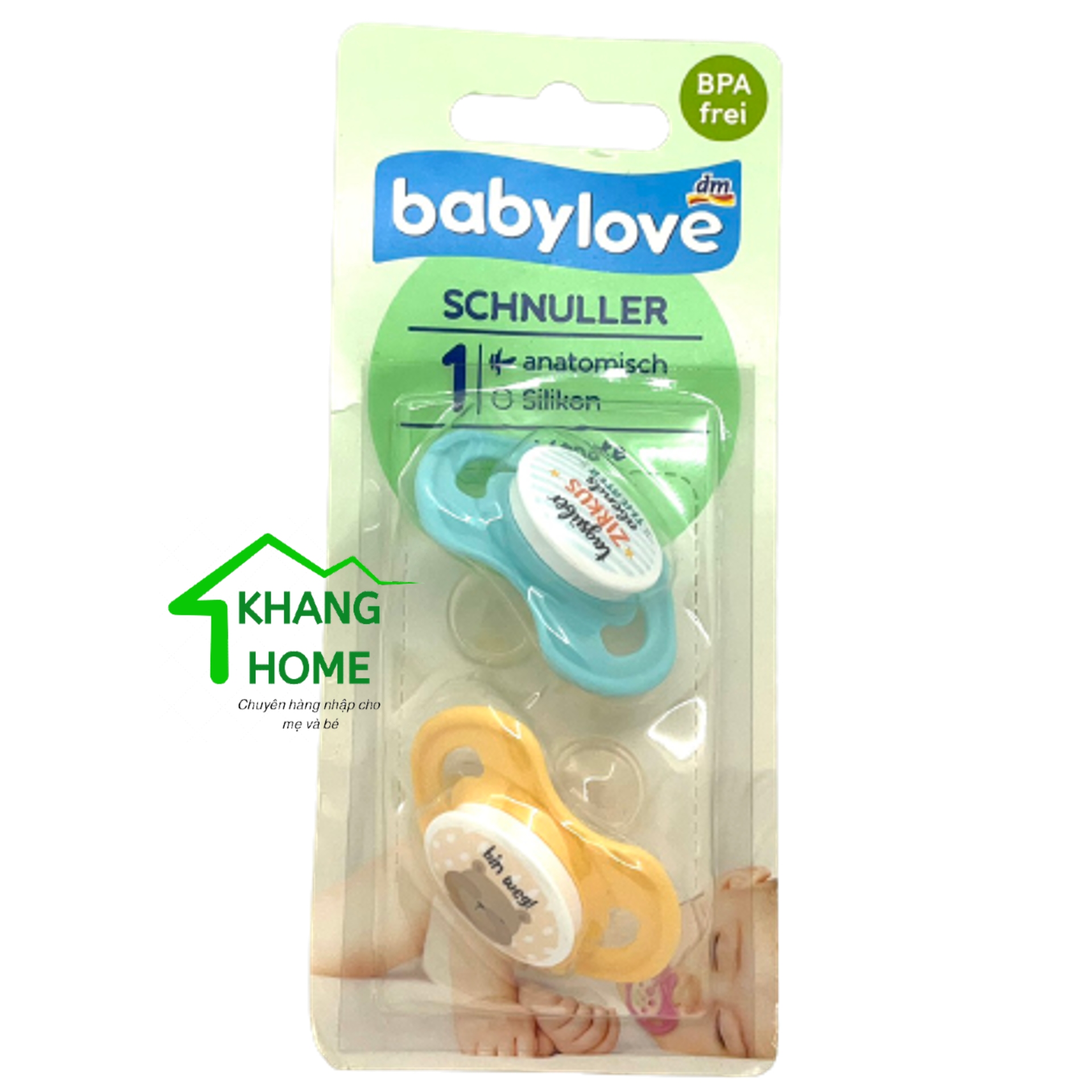 SET NÚM VÚ/TI GIẢ BABYLOVE CHO BÉ TỪ 0 - 18 THÁNG