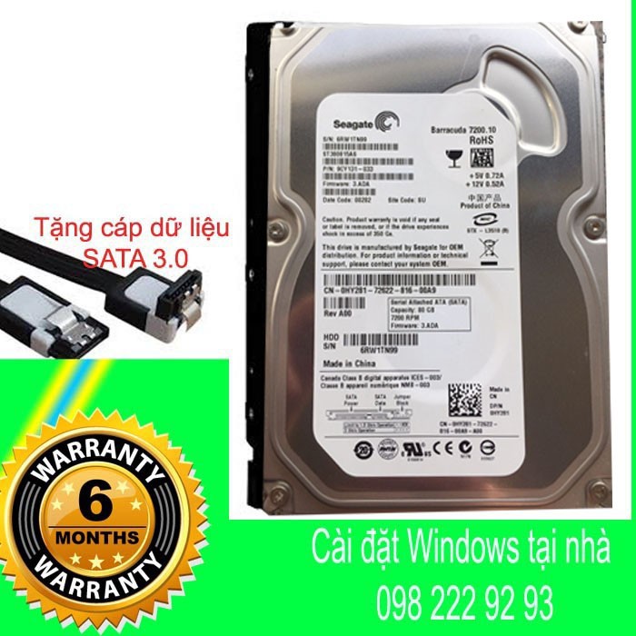 Ổ cứng 250GB - Ổ cứng 250GB bh 6t