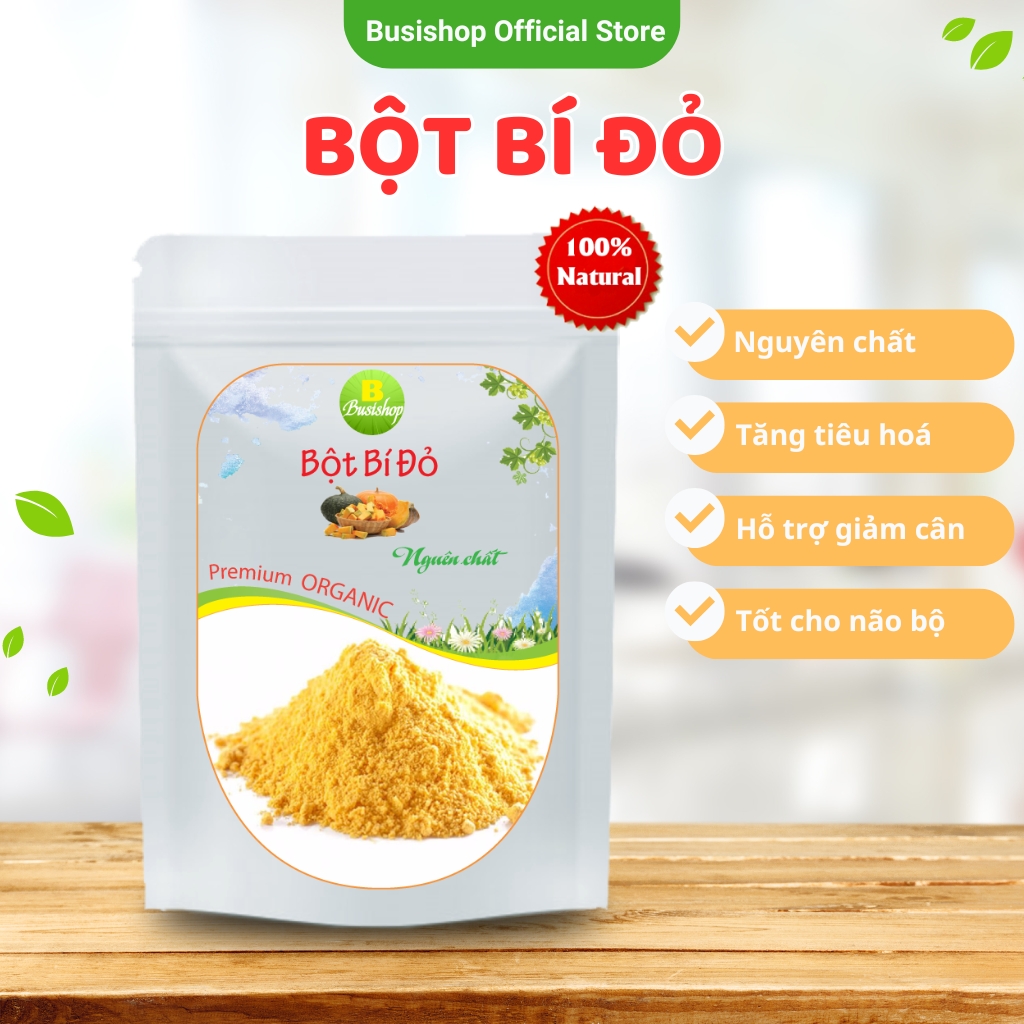 Bột Bí Đỏ Nguyên Chất 100g