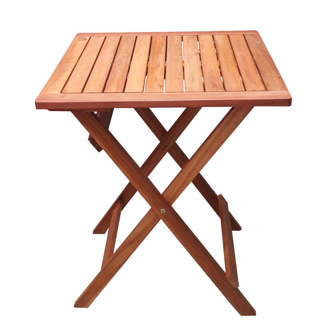 [HCM]Bàn cafe xếp gọn 60x60x72cm (Vàng nhạt)