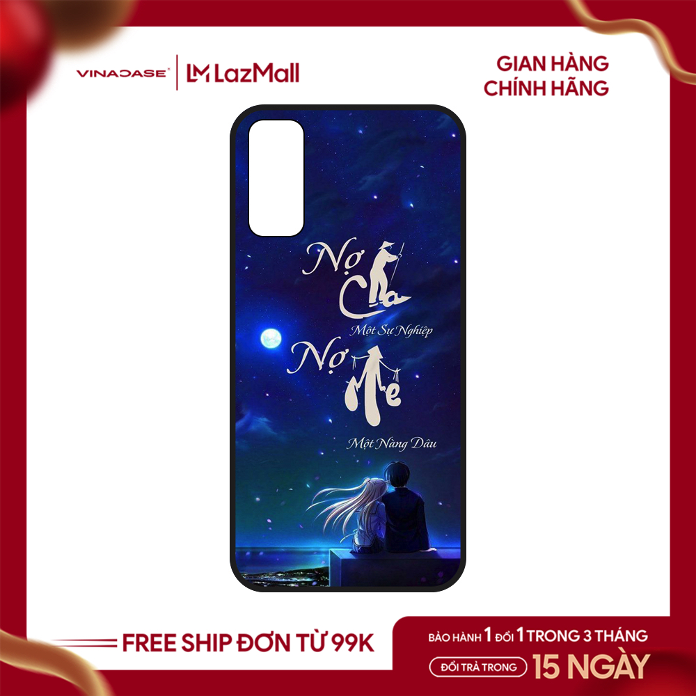 Ốp lưng Vina Case Vivo Y11/Y12/Y12s/Y15/Y20/Y20s/Y91/Y95/S1 Pro/....Ốp kính ca dao về cha mẹ dạ quang(phát sáng trong tối)