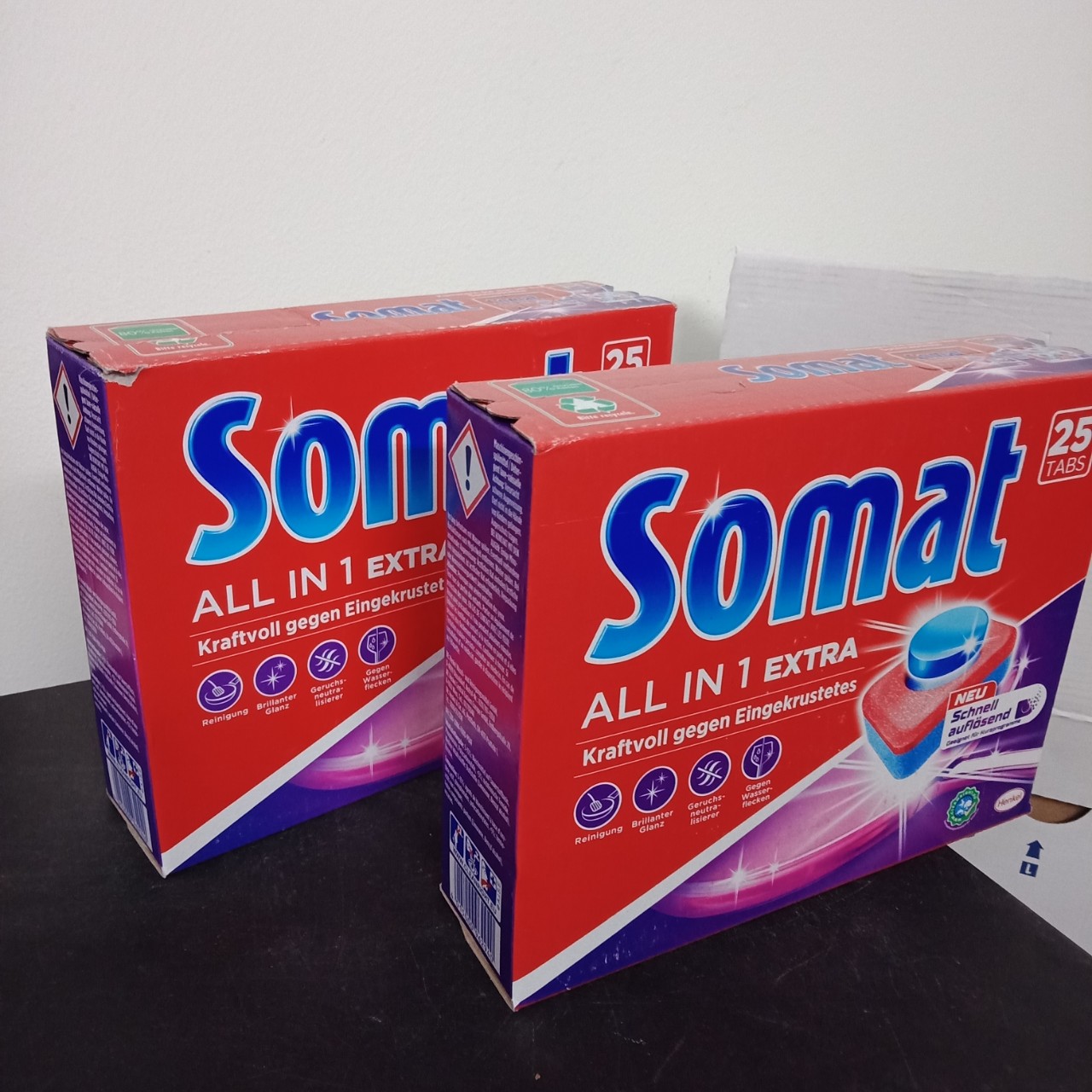 Combo 2 hộp viên rửa chén Somat Allin 1 Extra ( 25 viên / hộp )