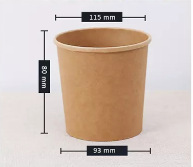 10 ly kraft nhỏ 470 ml - 16 oz
