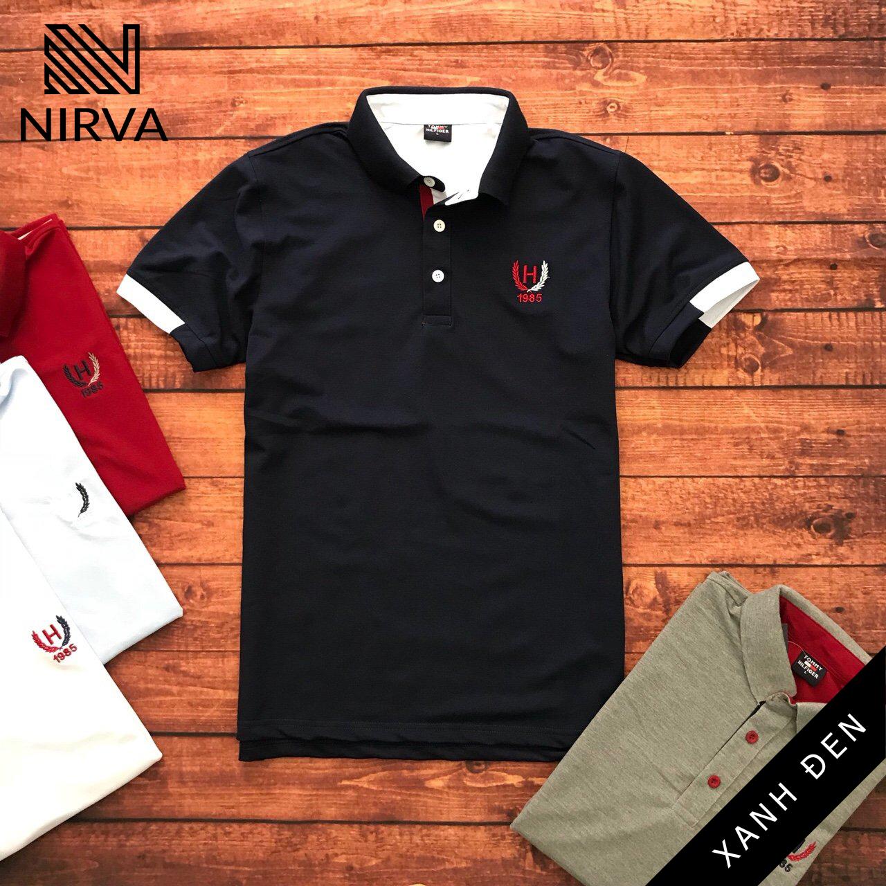Áo thun nam polo NIRVA bông lúa phong cách mới RXP019