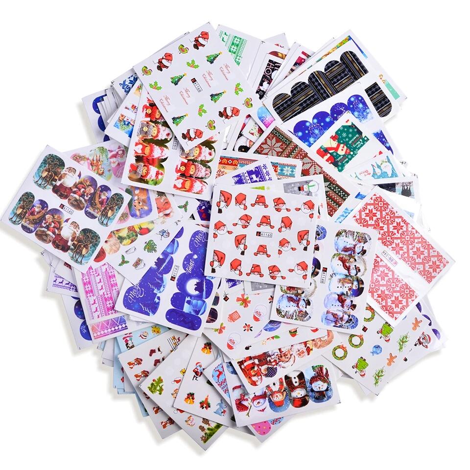 [HCM]Set 5 tấm sticker dán nước Noel