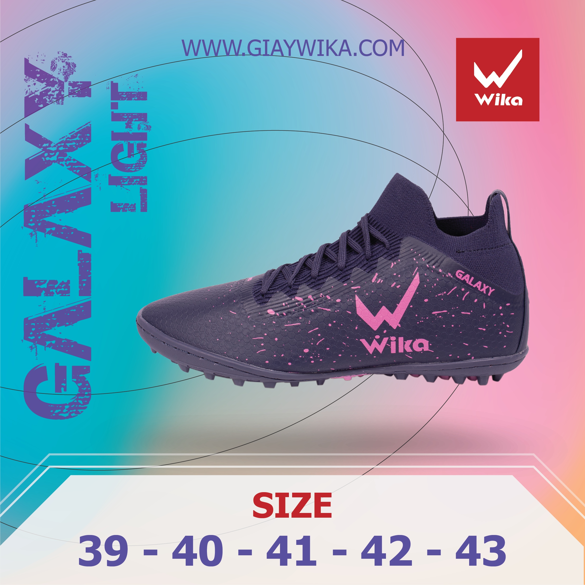 Giày Đá Bóng Wika Galaxy Light Chính Hãng