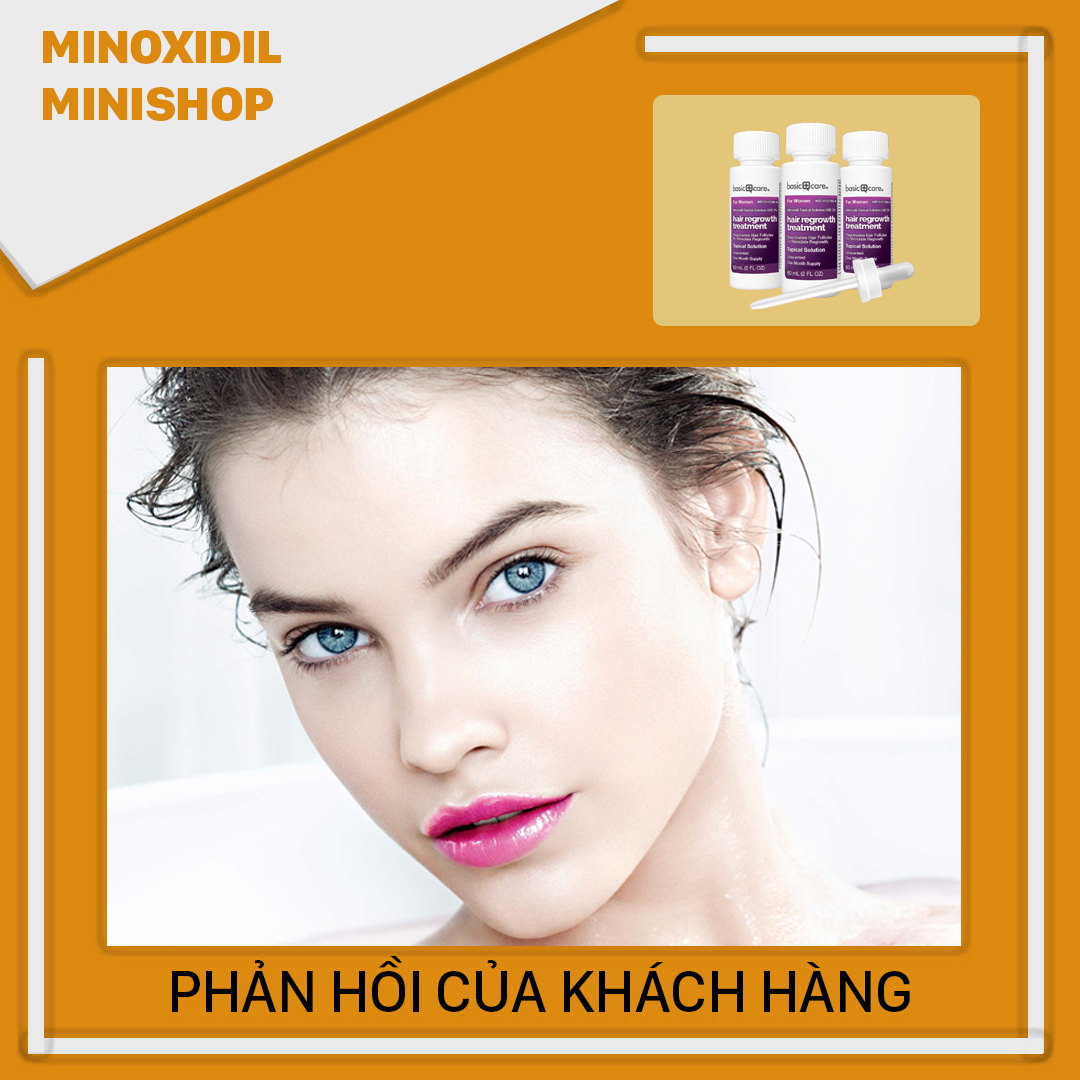 Dung dịch Mọc Tóc, Lông Mày Minoxidil 2% Cho Nữ Basic Care