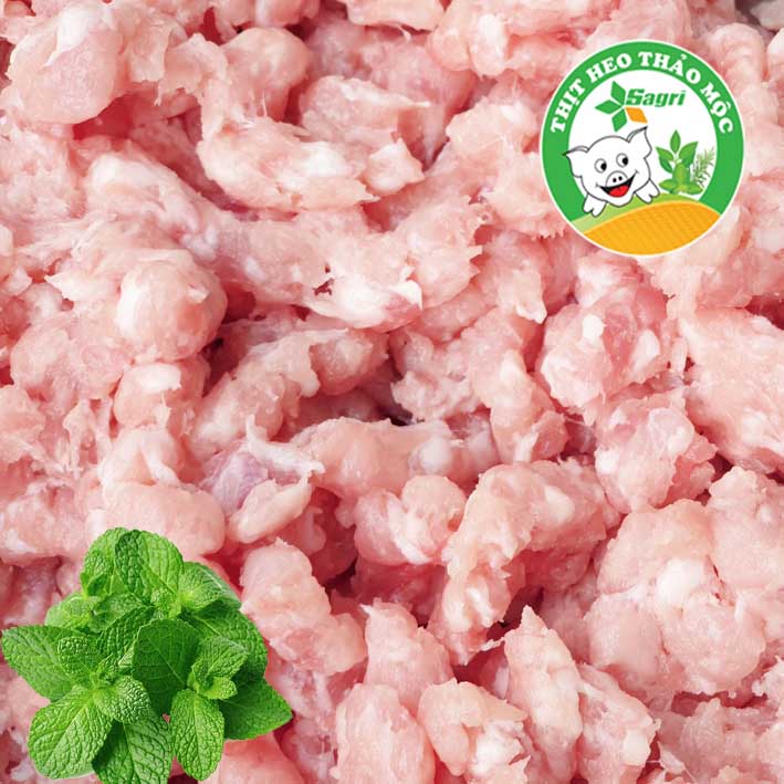 Thịt heo xay Thảo mộc 500gr