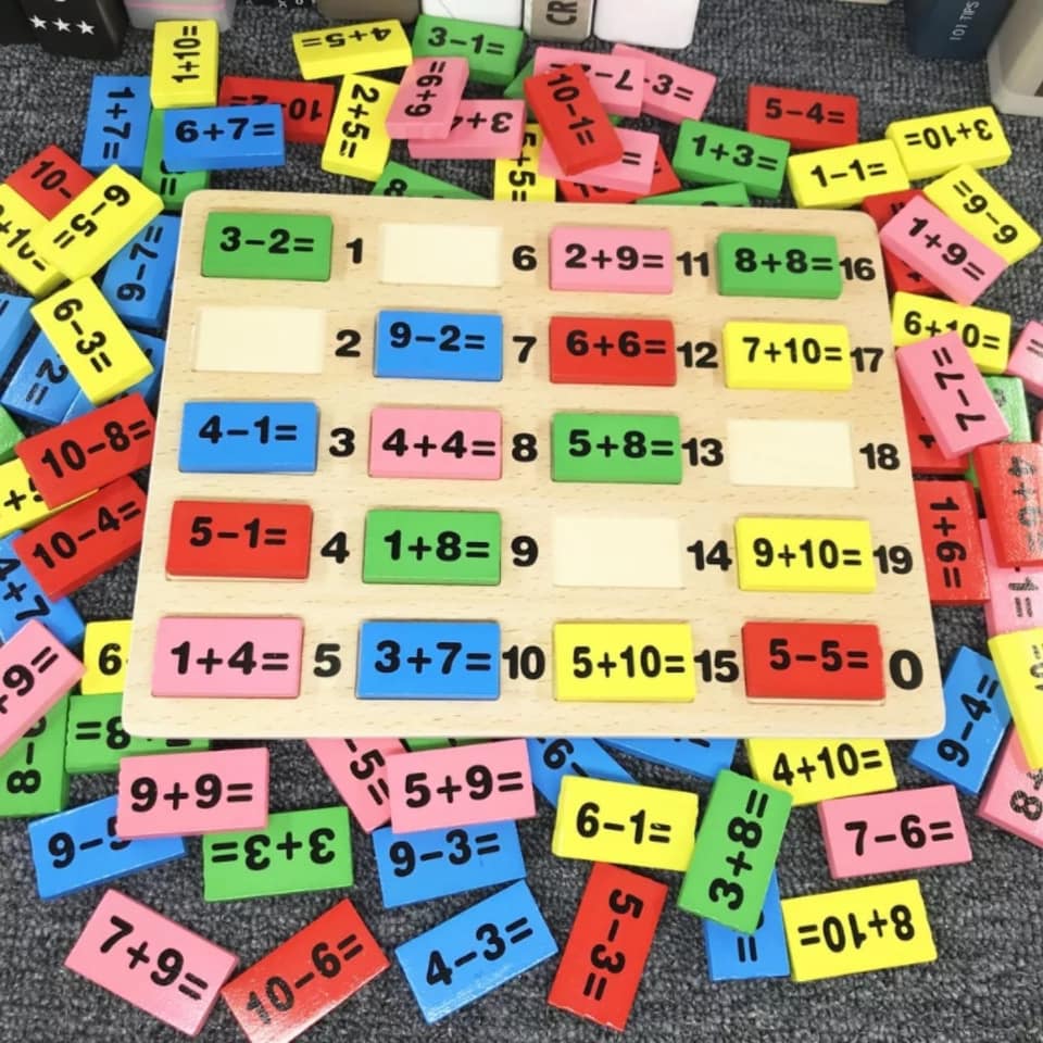 ĐỒ CHƠI TRÍ TUỆ HỌC TOÁN DOMINO
