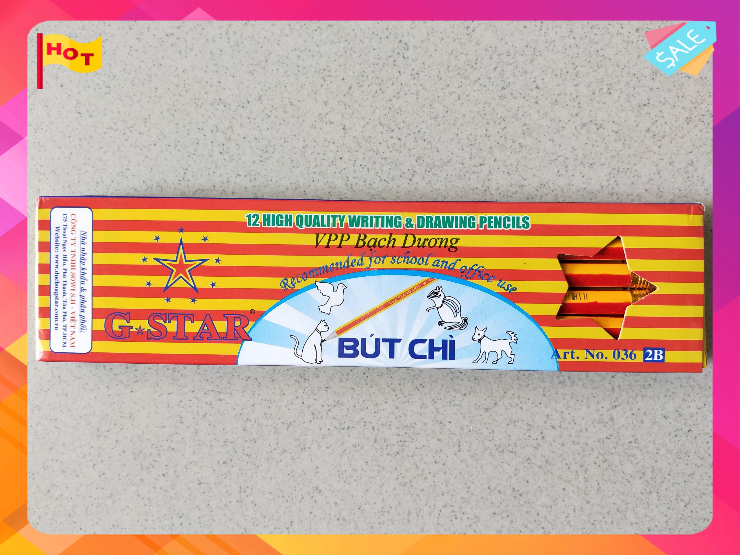 Bút chì 2B Gstar 036 - 12 cây/hộp