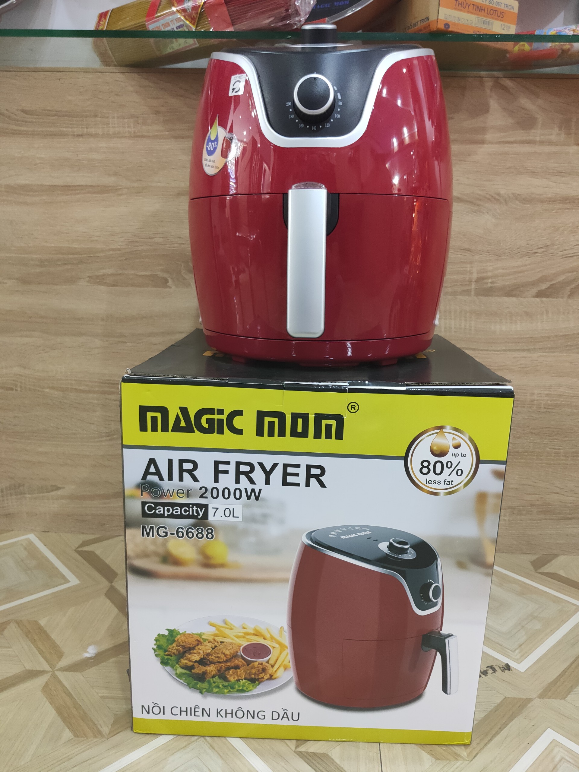 [HCM]NỒI CHIÊN KHÔNG DẦU MAGIC MOM CAO CẤP 7.0L