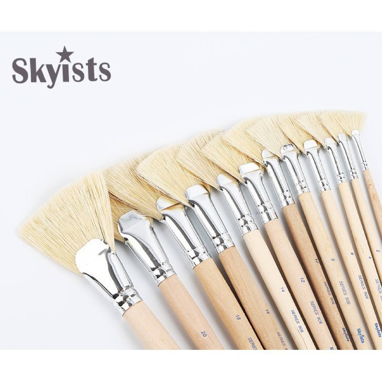 Cọ vẽ dạng quạt skyists