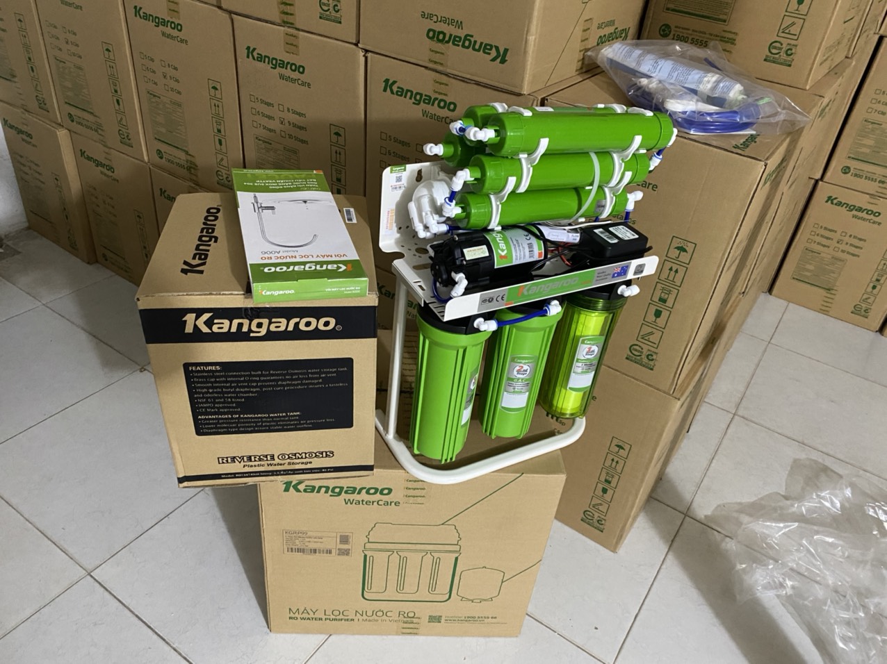 Máy lọc nước Kangaroo KGRP99 - KV - 9 cấp lọc