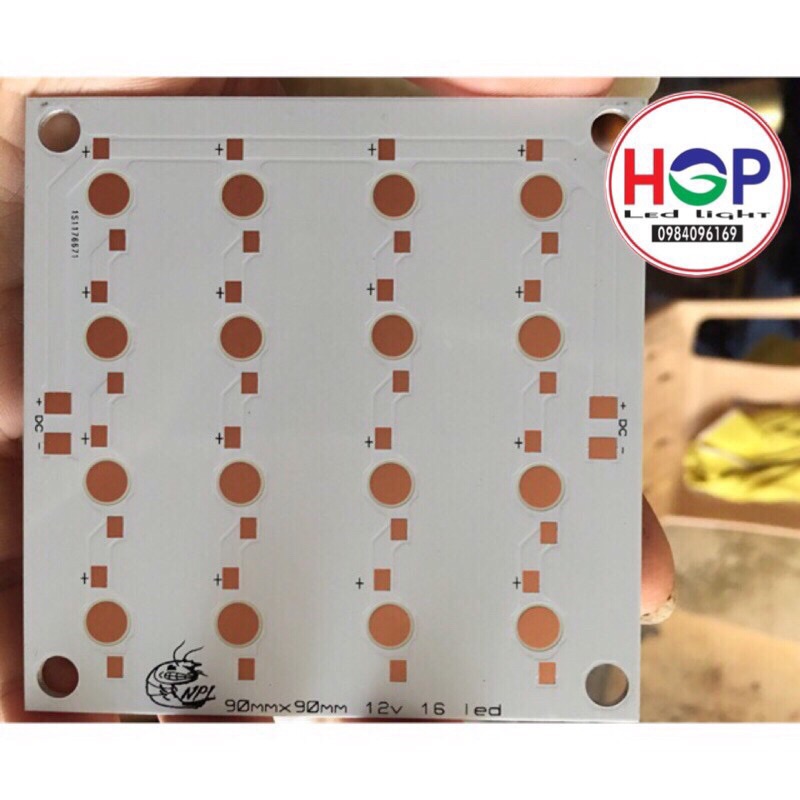 Mạch vuông hàn led Luxeon -16w/12v